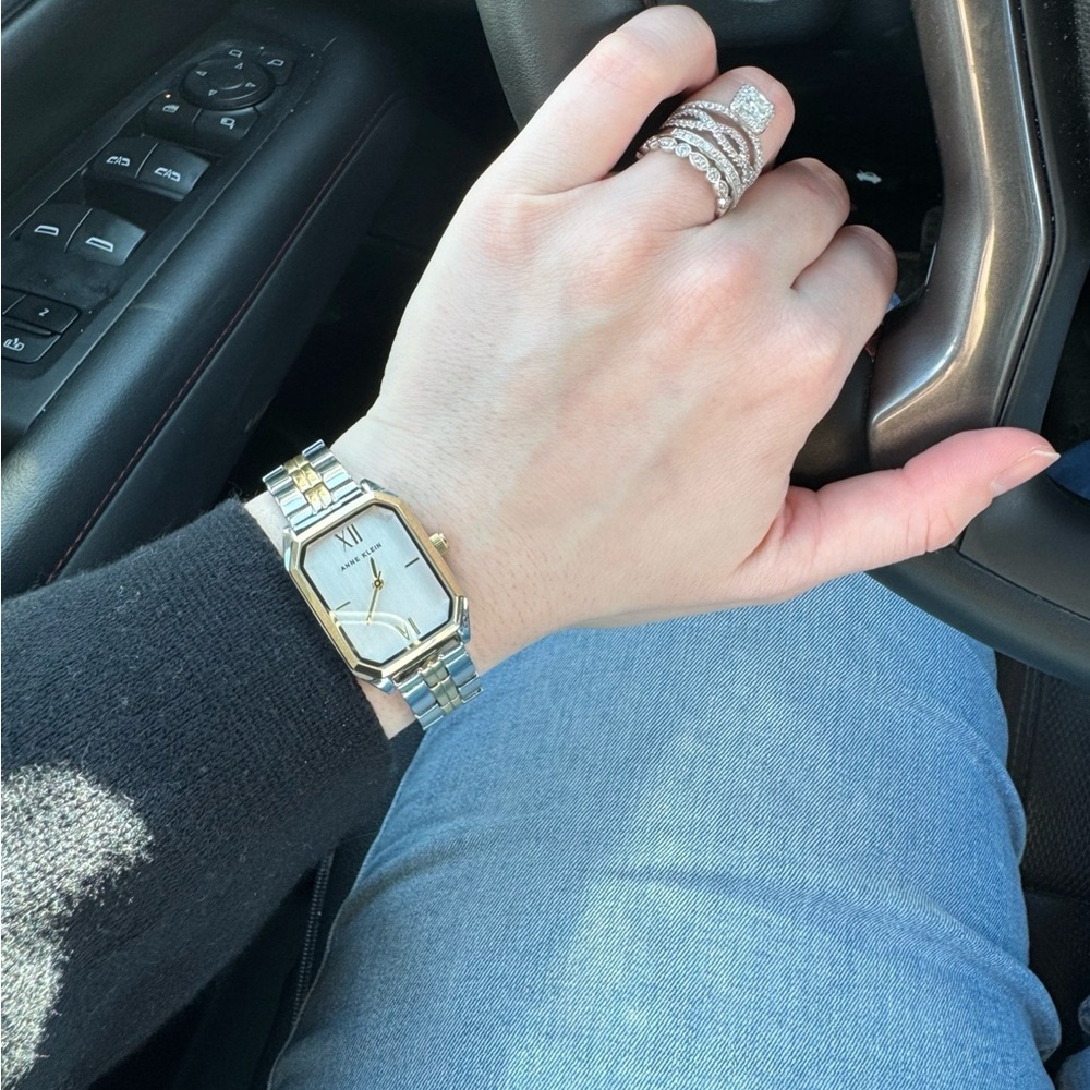 Gold and Silver Two-Tone Watch